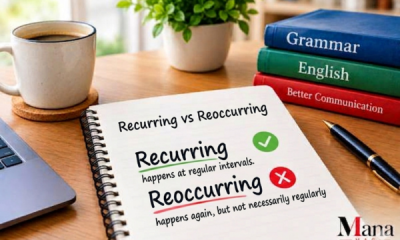recurring vs reoccuring